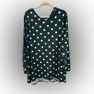 LuLaRoe Long sleeve V-neck 2X